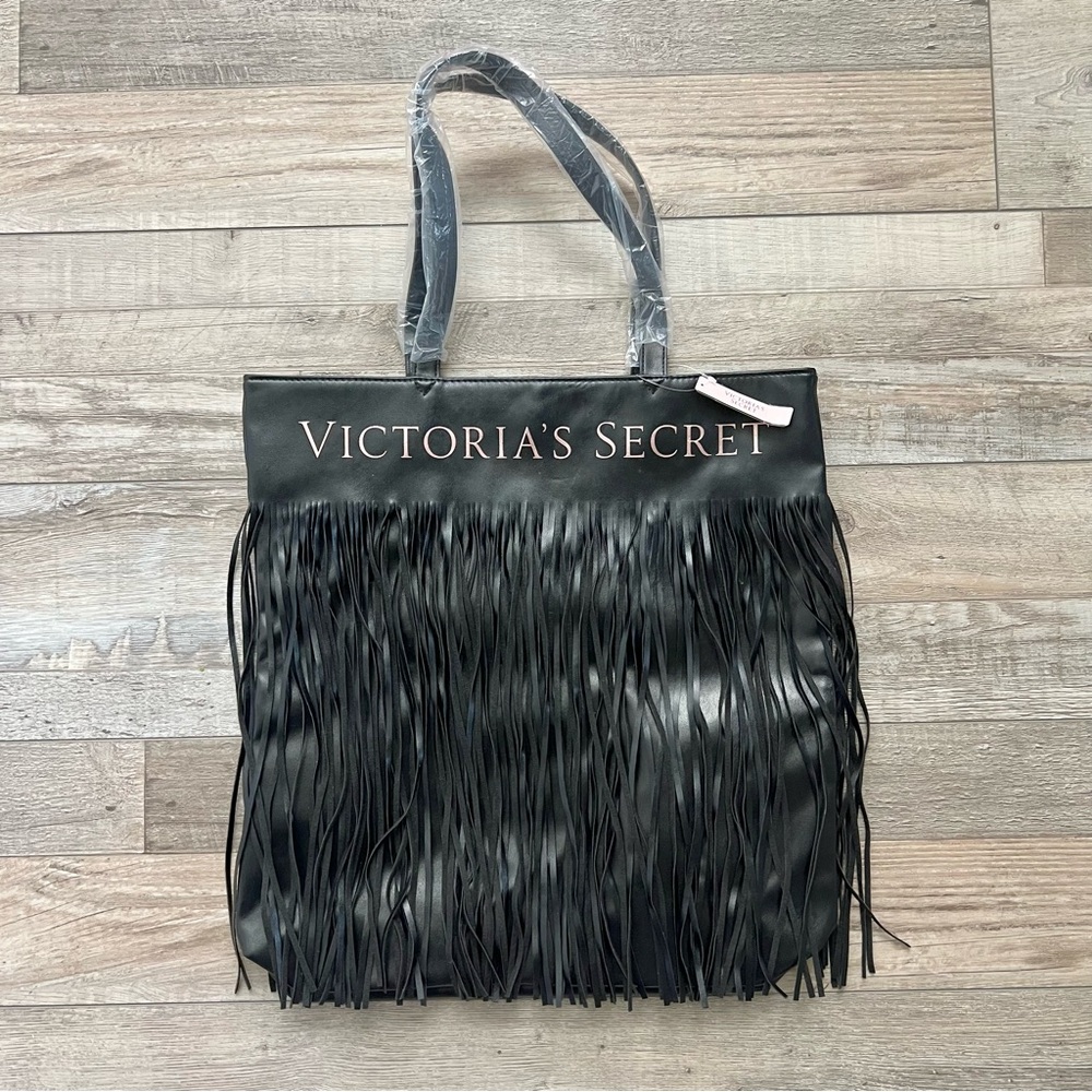 NWT Victoria’s Secret Faux Leather Fringe Bag